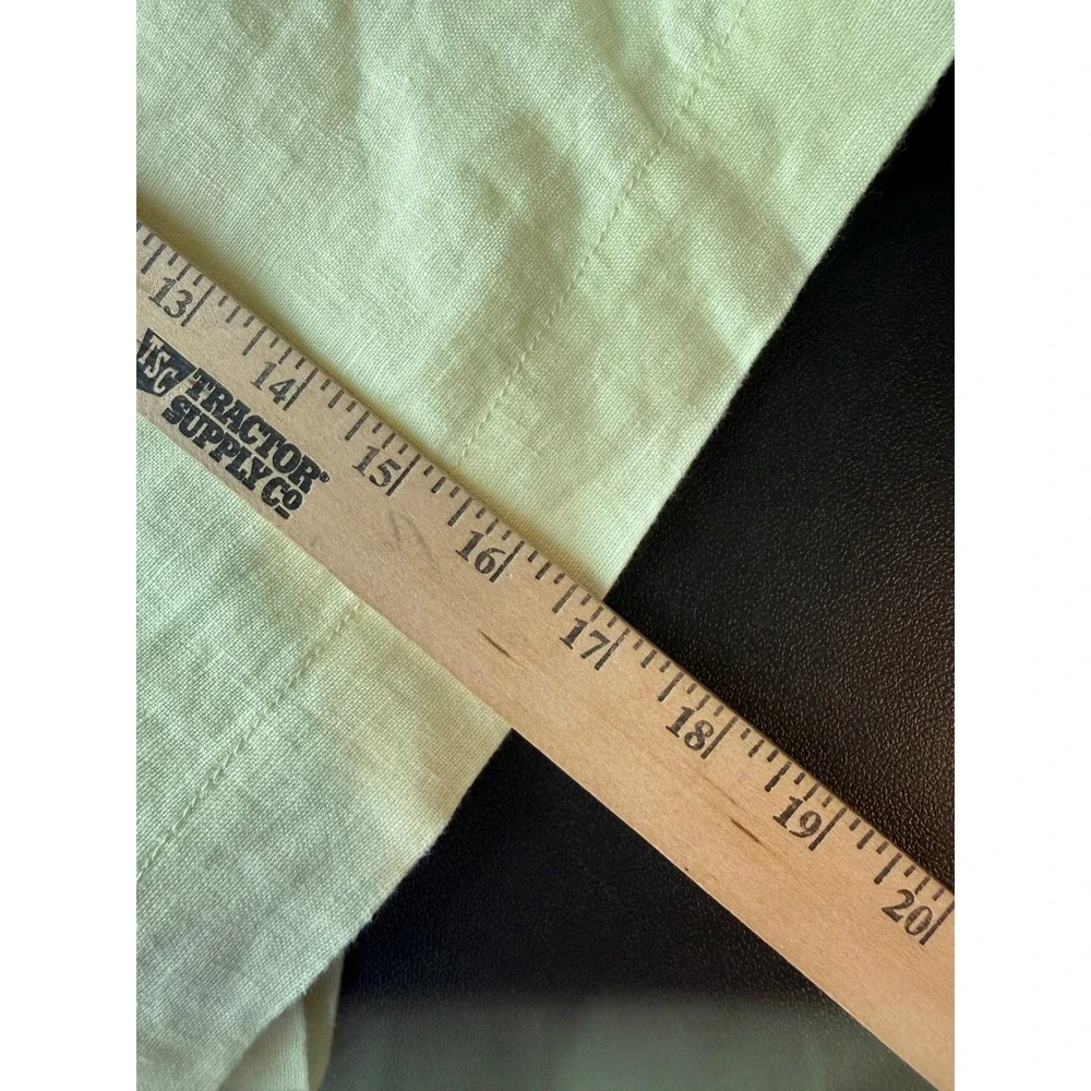 Athleta Womens XL Retreat Linen Shorts Mint Green Breathable Drawstring NEW
